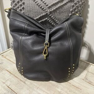 ❤️Avorio Italy Slate Leather Hobo Bag